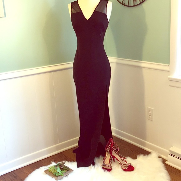 Express Dresses & Skirts - Express | Black High Slit Dress